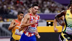 Marino Bloudek of Croatia competing in the Men's 800 Metres Semi-Final during World Athletics Championships Tokyo 2025 of the Day 6 at Japan National Stadium on September 18, 2025 in Tokyo, Japan. (Photo by Marcel ter Bals/DeFodi Images) Photo: Marcel ter Bals/DeFodi Images/DEFODI