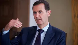 FILE PHOTO: Syria's President Bashar al-Assad speaks during an interview with Australia's SBS News channel in this handout picture provided by SANA on July 1, 2016. SANA/Handout via REUTERS ATTENTION EDITORS - THIS IMAGE WAS PROVIDED BY A THIRD PARTY. EDITORIAL USE ONLY. REUTERS IS UNABLE TO INDEPENDENTLY VERIFY THIS IMAGE./File Photo Photo: Sana Sana/REUTERS