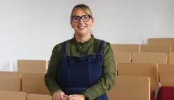Osijek, 30. 09. 2024, Filozofski fakultet Osijek, FFOS, hrvatski jezik za strance. Profesorica Ana Mikić Čolić.snimio GOJKO MITIĆ