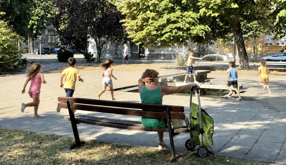 Osijek, 04. 08. 2026., toplotni val, toplinski val, ljeto, vrućina, vrućine, visoke temperature, hlad SNIMIO BRUNO JOBST