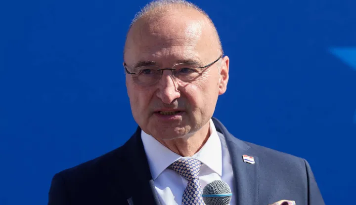 Zagreb, 09.05.2026. - Proslavu je organizirao Ured Europskog parlamenta i Predstavni&scaron;tvo Europske komisije u Hrvatskoj, u suradnji s Gradom Zagrebom, Ministarstvom vanjskih i europskih poslova, Ministarstvom turizma i sporta te veleposlanstvima država članica Europske unije.Na fotografiji Gordan Grlić Radman.foto HINA/ Edvard &Scaron;U&Scaron;AK