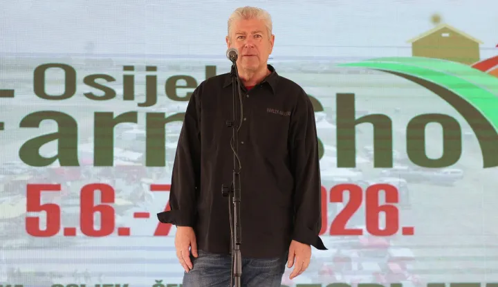 Osijek, 05. 06. 2026., Zračna luka Čepin, FarmShow, otvaranje, poljoprivreda, poljoprivredna mehanizacija, Željko MihelićSNIMIO BRUNO JOBST