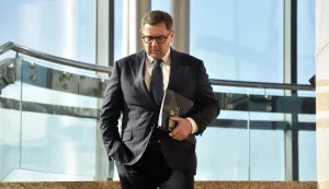Zagreb, 30.01.2025 (novosti) - premijer Plenkovic s bankarima, proizvodjacima, predstavnicima trgovackih lanac, sindikata...., na slici Andrija Mikulic.foto Davor Kovacevicnovosti