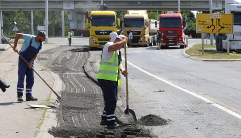 Vi&scaron;njevac, 22. 07. 2026., Ulica bana Josipa Jelačića, kolnik, cesta, početak radova, radovi, nova cestaSNIMIO BRUNO JOBST