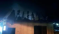 Požar pomoćnih prostorija u Valpovu