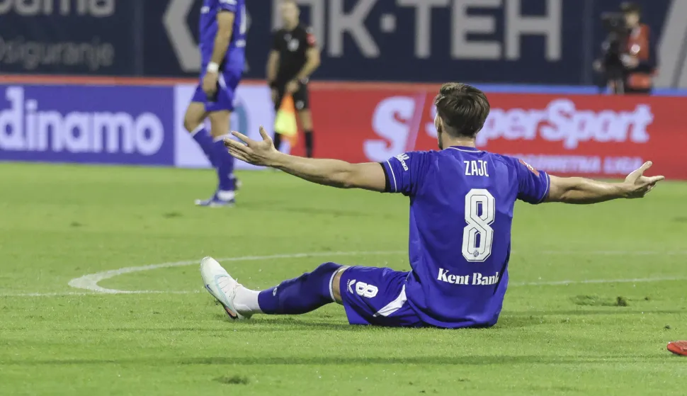Zagreb, 22.08.2026 - Utakmica 4. kola HNL-a GNK Dinamo - NK Varaždin. Na fotografiji Miha Zajc.foto HINA/ Admir BULJUBA&Scaron;IĆ/ abu