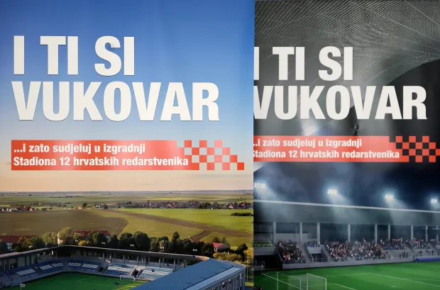 Vukovar, 24. 08. 2026., Gospodarska zona 13, Edukacijski centar PPD, uručenje donacije PPD-a Gradu Vukovaru, izgradnja Stadiona 12 hrvatskih redarstvenika, donacija, PPD, Stadion 12 hrvatskih redarstvenikaSNIMIO BRUNO JOBST