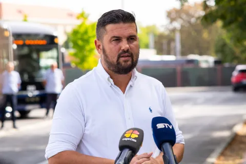 Osijek, Predstavljanje četiri nova električna autobusa GPP-a GPP; električni autobusi; gradski prijevoz; javni prijevoz; električna vozila; infrastruktura; ulaganje; prijevoz; putnici