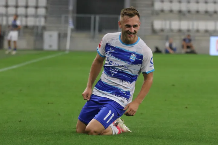 Osijek 30. 08. 2026, Opus Arena, nogomet, Osijek - Slaven Belupo, SuperSport HNL 2026/2027. Nanil Omerović.(11)snimio GOJKO MITIĆ