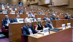 20.08.2026., Zagreb - Pocela je 11., izvanredna sjednicu Hrvatskoga sabora, na kojoj ce se na zahtjev predsjednika Milanovica raspravljati o problemu ilegalnog odlaganja opasnog otpada u Gospicu. Photo: Patrik Macek/PIXSELL