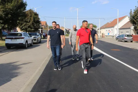 Osijek, 3. 08. 2026, Zavr&scaron;ni radovi na 1. fazi Jelačićeve u Vi&scaron;njevcu, obi&scaron;ao Ivan Radić. snimio GOJKO MITIĆ