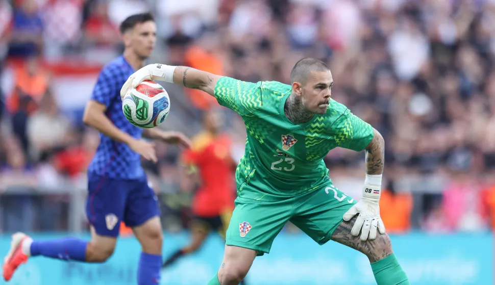 02.06.2026., stadion HNK Rijeka, Rijeka - Prijateljska utakmica uoci FIFA Svjetskog prvenstva, Hrvatska - Belgija.. Dominik Kotarski Photo: Nel Pavletic/PIXSELL