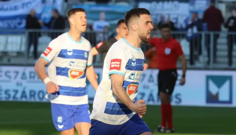 Osijek, 28. 02. 2026, Opus Arena, nogomet, Osijek - Vukovar, SuperSport HNL 25/26. Arnel Jakupović (17)snimio GOJKO MITIĆ