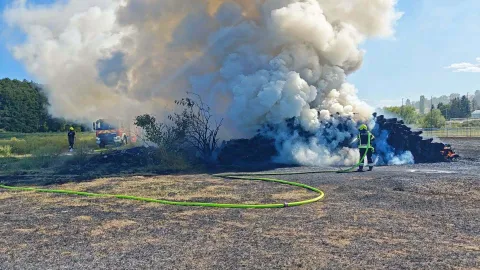 Izgorili željeznički pragovi kod Požege
