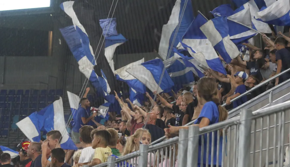 Osijek 30. 08. 2026, Opus Arena, nogomet, Osijek - Slaven Belupo, SuperSport HNL 2026/2027. Kohorta.snimio GOJKO MITIĆ