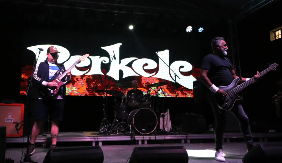 Osijek 05. 09 2026, Tvrđa, dvori&scaron;te Stare pekare, koncert, Perkele, &scaron;vedski pankeri.snimio GOJKO MITIĆ