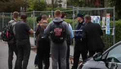 11.09.2026. Zagreb - U odgojno-obrazovnoj ustanovi jedan učenik oštrim predmetom ozlijedio je drugog učenika i djelatnicu. Učenik koji je nanio ozljede nalazi se pod nadzorom policije. Kriminalističko istraživanje i očevid su u tijeku, a ozlijeđenima je pružena liječnička pomoć. Photo: Zeljko Lukunic/PIXSELL
