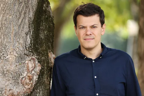 02.09.2022., Zagreb - Vuk Vukovic, asistent na Katedri za ekonomiju Zagrebacke skole ekonomije i managementa i jedan od osnivaca i izvrsni direktor tvrtke Oraclum Intelligence Systems. Photo: Goran Stanzl/PIXSELL Photo: Goran Stanzl/PIXSELL