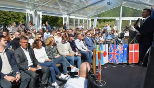 Jastrebarsko, 12.09. 2026. - Na velikom obiteljskom imanju Davorina &Scaron;tetnera u Tihočaju usred Parka prirode Žumberak-Samoborsko gorje danas je održan 4. forum Hrvatske udruge investitora i poslovnih anđela CRANE. foto HINA/ Mladen VOLARIĆ/ tm
