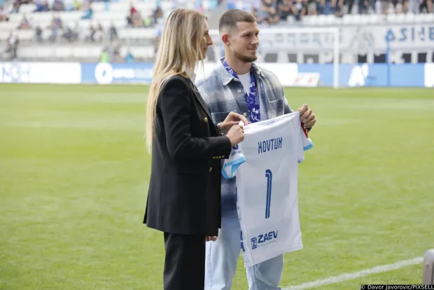 12.09.2026., stadion Opus Arena, Osijek - SuperSport HNL 2026./2027., 07. kolo, NK Osijek - GNK Dinamo. Illia Kovtun Photo: Davor Javorovic/PIXSELL