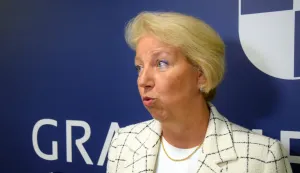 Metkovi?, 14.9.2026. - Sjednica Zajedni?koga povjerenstva za provedbu Ugovora izme?u Vlade RH i Vije?a ministara BiH o europskom partnerstvu u Metkovi?u. Na fotografiji Andreja Metelko-Zgombi?. foto HINA/Baldo MARUN?I?/ bm