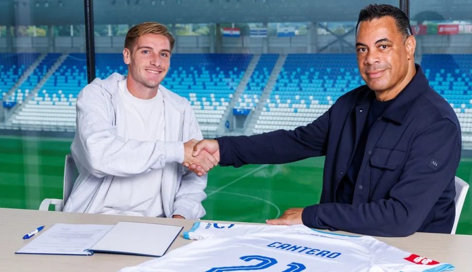 NK Osijek. Alejandro Cantero i Kenneth Zandvliet sportski direktor NK Osijek