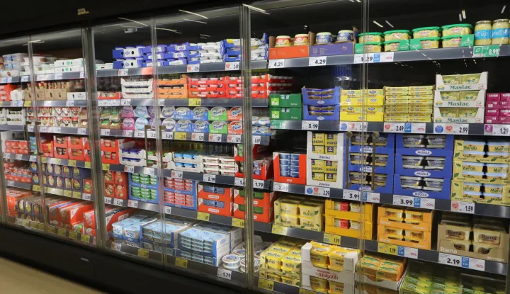 Osijek, 14. 10. 2025, Kaufland Retfala, obilazak Kauflanda pred sutra&scaron;nje otvorenje. Trgovina, proizvodi, police, ilustracijasnimio GOJKO MITIĆ