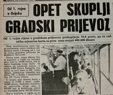 Svakodnevna poskupljenja krajem 80-ih: Hiperinflacija, cijene nezamislivo galopirale