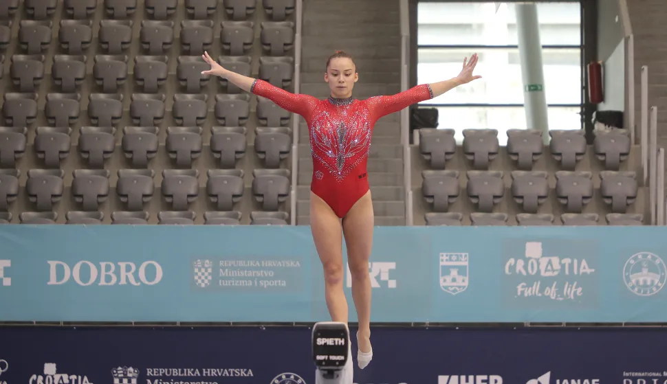 Osijek, 10. 04. 2026., Dvorana Gradski vrt, DOBRO World Cup, DOBRO World Cup 2026, kvalifikacije, drugi dan, dan 2, Christina Zwicker SNIMIO BRUNO JOBST