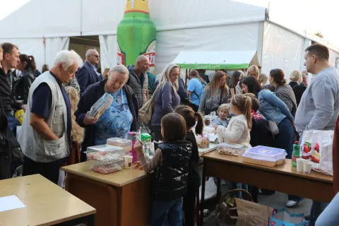 Čepin, 25. 09. 2026, 25. Čepinski suncokreti, igrali&scaron;te O&Scaron; Vladimir Nazor. Otvorenje, fi&scaron;ijada, nastupi KUD-ova, &scaron;tandovi...snimio GOJKO MITIĆ