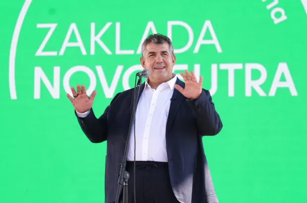 Osijek, 26. 09. 2026., Trg V. Lisinskog, Zaklada Novo sutra, Novo sutra, 10 godina djelovanja zaklade, Pavao VujnovacSNIMIO BRUNO JOBST