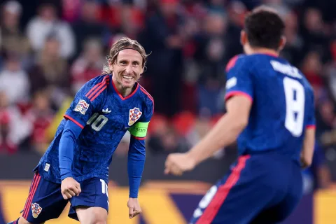 26.09.2026., Fortuna Arena, Prag, Ceska - Utakmica prvog kola skupine 3 Lige A UEFA Lige nacija izmedju Ceske i Hrvatske Luka Modric Photo: Matija Habljak/PIXSELL