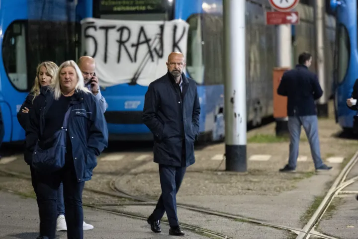 Zagreb, 28.09.2026 - &Scaron;trajk radnika ZET-a i Zagrebačkog holdinga počeo je ponedjeljak ujutro u 3.30, s početkom prve jutarnje smjene, kada inače iz spremi&scaron;ta izlaze prvi tramvaji i autobusi. Na slici predsjednik Uprave ZET-a Marko Bogdanović.foto HINA/ Damir SENČAR/ ds