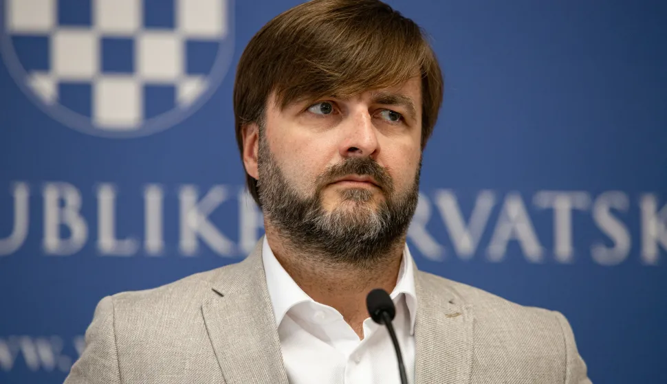 Zagreb, 31.07.2026.- Izjava za medije ministra Tomislava Ćorića povodom objave DZS-a o inflaciji.Na fotografiji Tomislav Ćorić.foto HINA/ Luka &Scaron;ANGULIN/ l&scaron;