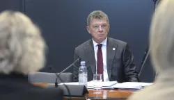 Zagreb, 29.09.2026 - Hrvatski sabor, 49. sjednica Odbora za pravosuđe. Izvje&scaron;taj Glavnog državnog odvjetnika Republike Hrvatske Ivana Turudića. Na fotografiji Ivan Turudić.foto HINA/ Admir BULJUBA&Scaron;IĆ/ abu