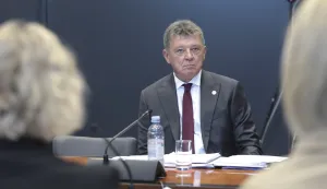 Zagreb, 29.09.2026 - Hrvatski sabor, 49. sjednica Odbora za pravosuđe. Izvje&scaron;taj Glavnog državnog odvjetnika Republike Hrvatske Ivana Turudića. Na fotografiji Ivan Turudić.foto HINA/ Admir BULJUBA&Scaron;IĆ/ abu