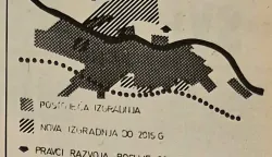 Krajem osamdesetih planirano je da Osijek do 2015. naraste na 145.000 stanovnika