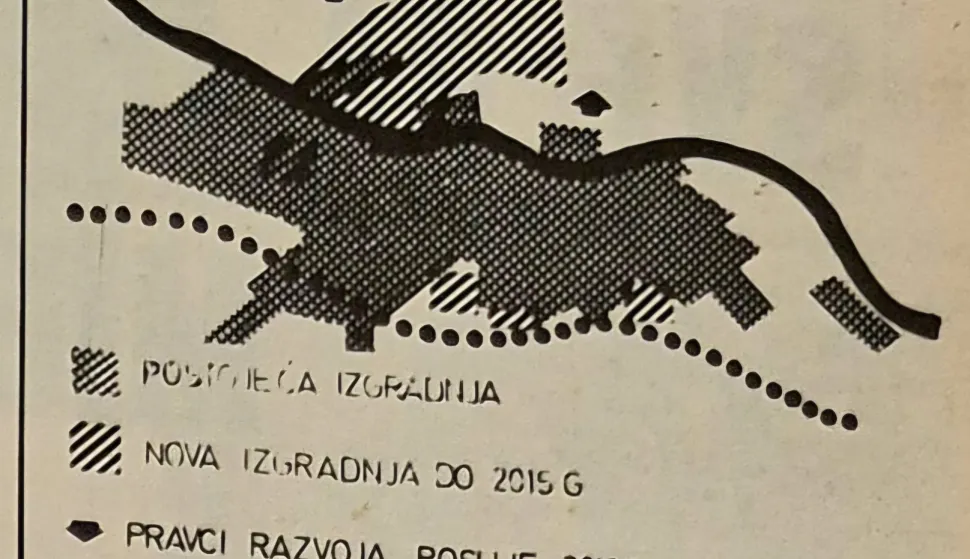 Krajem osamdesetih planirano je da Osijek do 2015. naraste na 145.000 stanovnika