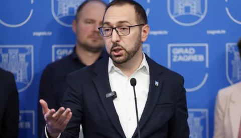 Zagreb, 30.09.2026 - Zagrebački gradonačelnik Tomislav Toma&scaron;ević izjavio je u srijedu da su presude o nezakonitosti &scaron;trajka u ZET-u i Zagrebačkom holdingu bile očekivane jer su sindikalni čelnici krenuli u potpuni &scaron;trajk bez prethodno određenih nužnih minimalnih poslova. Na slici Tomislav Toma&scaron;ević.foto HINA/ Damir SENČAR/ ds