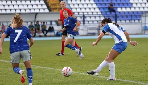 Osijek, 27. 09. 2026., Stadion Gradski vrt, ŽNK Osijek - Dinamo (Zagreb), SuperSport liga nogometa&scaron;icaSNIMIO BRUNO JOBST