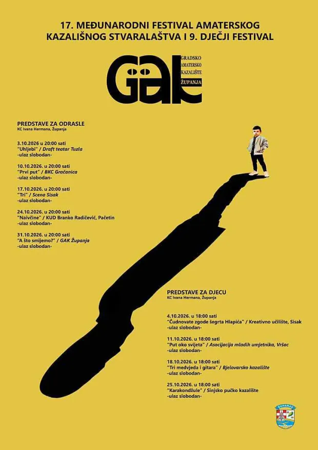 Plakat Festivala u Županji