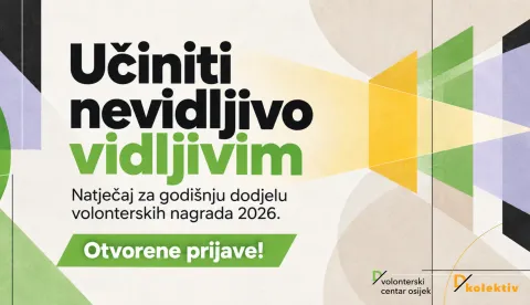 Natječaj za dodjelu godi&scaron;njih volonterskih nagrada 2026.