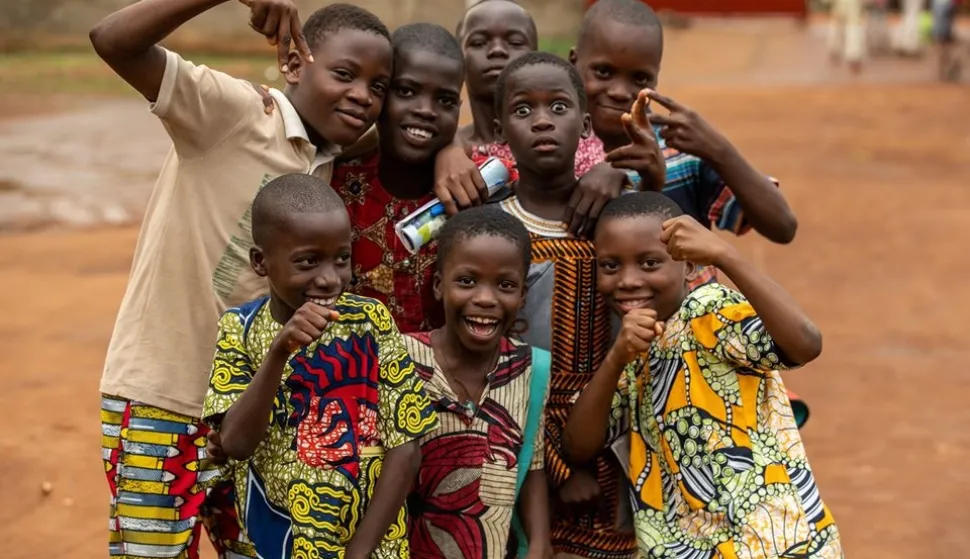 djeca, glad, Afrika