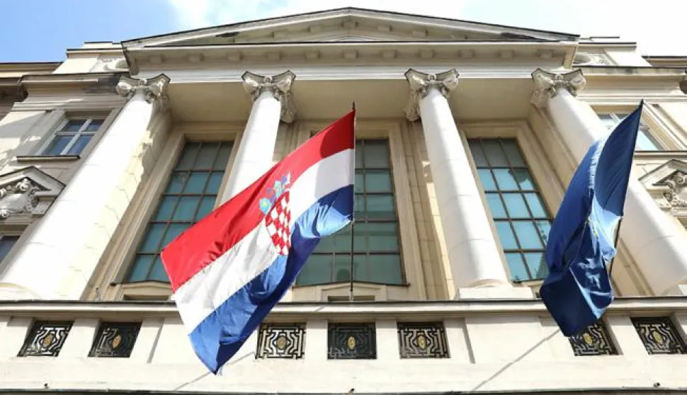 13.03.2017., Zagreb - Zgrada Sabora Republike Hrvatske. Photo: Patrik Macek/PIXSELL------2 STUPCA COLORNOVOSTI