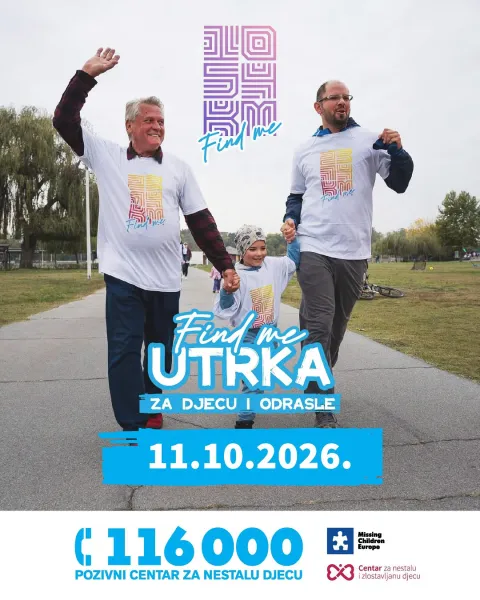 /Odgođeno/ Prikupimo 1054 km za nestalu djecu