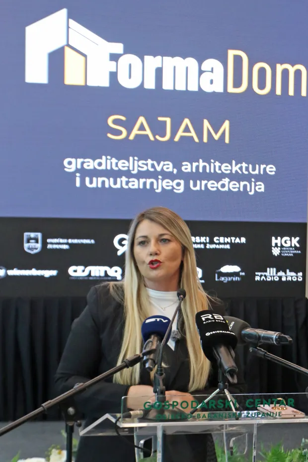 Osijek, 09. 10. 2026, GC Osijek, Otvorenje prvog FormaDom - sajma graditeljstva, arhitekture i unutarnjeg uređenja. Ivana Re&scaron;etar, direktorica GC OBŽsnimio GOJKO MITIĆ
