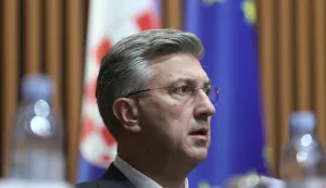 Zagreb,13.10.2026 - Saborski zastupnici su se nakon kraće stanke vratili u klupe, a ovotjedno plenarno zasjedanje otvorio je premijer Andrej Plenković podno&scaron;enjem godi&scaron;njeg izvje&scaron;ća Vlade.Foto HINA/Tomislav Pavlek/tp