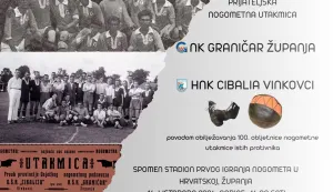 Plakat jubileja utakmice u Županji