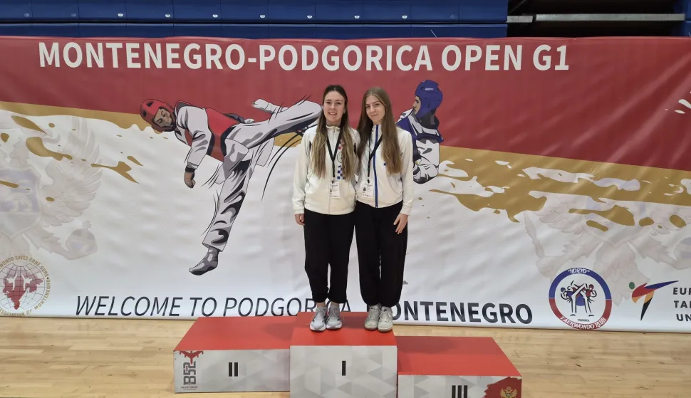 juniorka Petra Žaper (-63kg) i seniorka Dea Marković (-53kg).USTUPLJENA FOTOGRAFIJA