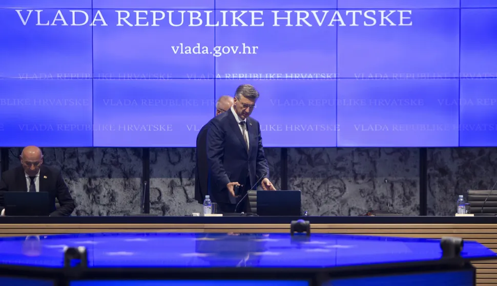 Zagreb, 14.10.2026. - 214. sjednica Vlade Republike Hrvatske.Na slici Andrej Plenković.foto HINA/ Sa&scaron;a KOLJAN/ sk